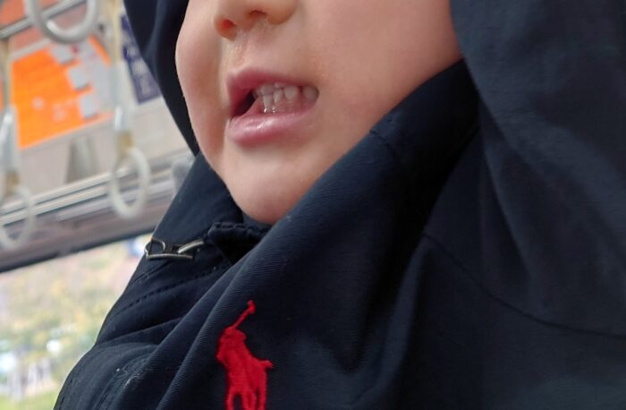 おしゃべりする2歳4ヶ月の子供